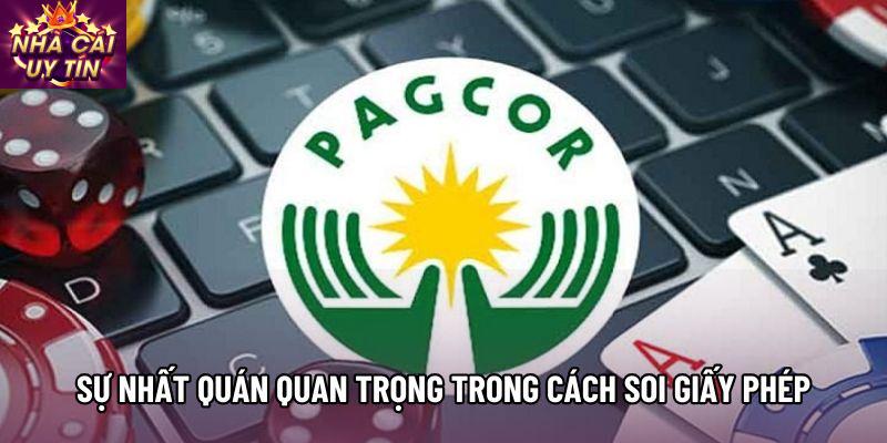 Sự nhất quán rất quan trọng để đánh giá cách soi giấy phép nhà cái