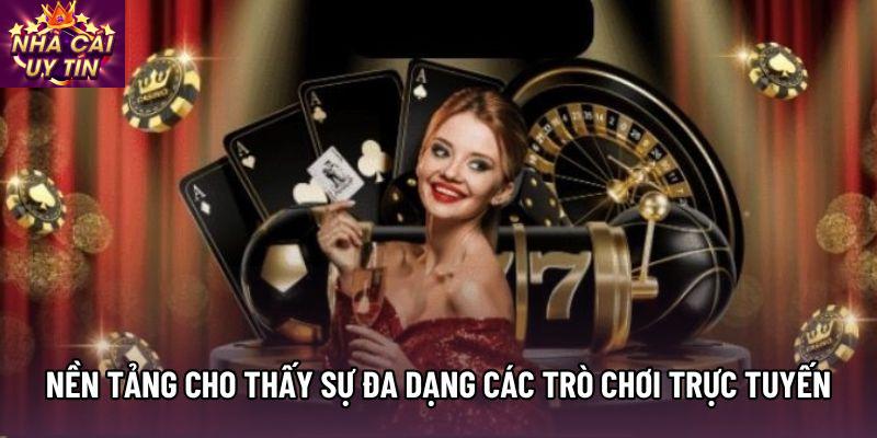 Nền tảng cho thấy sự đa dạng các trò chơi trực tuyến