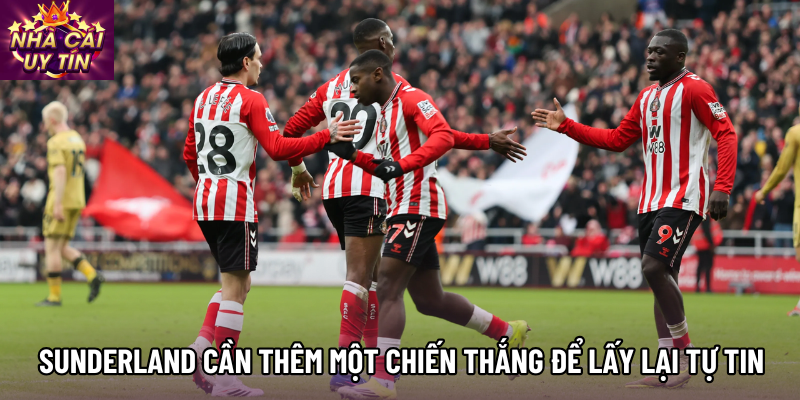 Sunderland cần thêm một chiến thắng để lấy lại tự tin